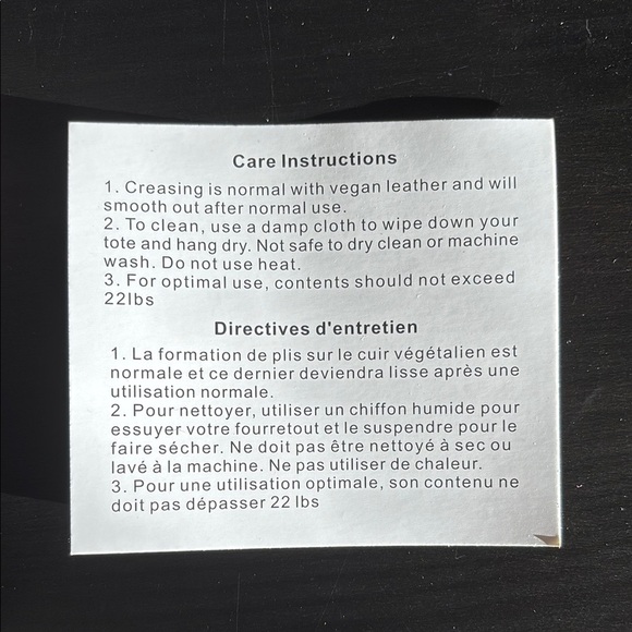 Deux Lux Black and Eggshell White Backpack - Picture 11 of 11